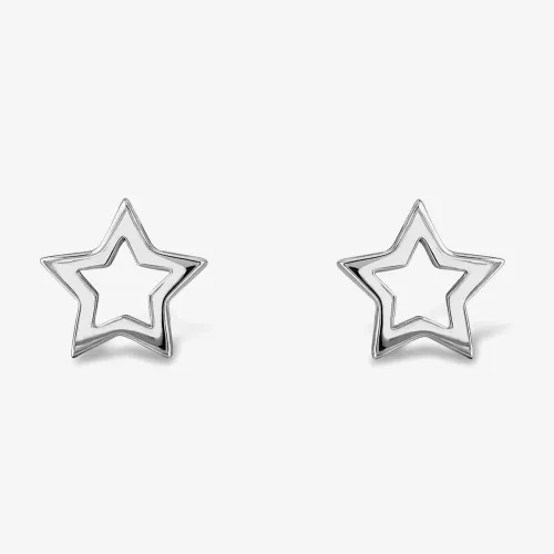 Rosa Lea Open Star Stud Earrings AM-2THB010904