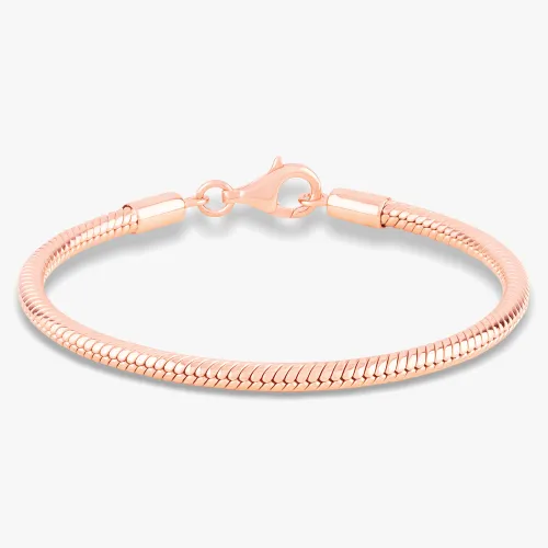 Rosa Lea Snake Chain Charm Bracelet AM-2THB013506-16