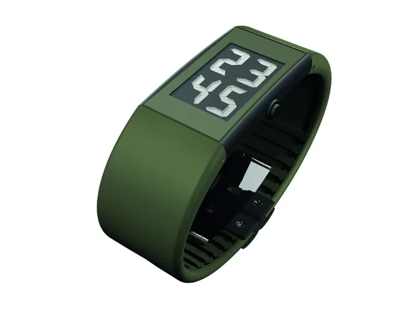 Rosendahl Men's Digital Quartz Watch with Plastic Strap