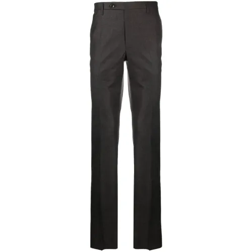 Rota , Wool/cashmere pants ,Brown male, Sizes: