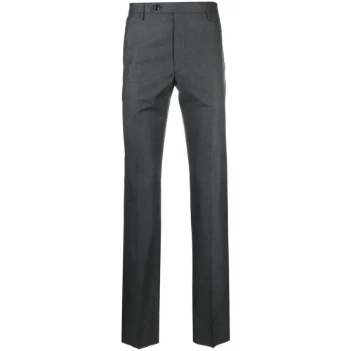 Rota , Wool/cashmere pants ,Gray male, Sizes: