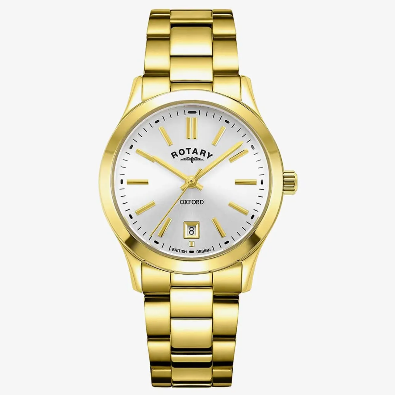 Rotary Contemporary Oxford Gold Plated Watch LB05523/06