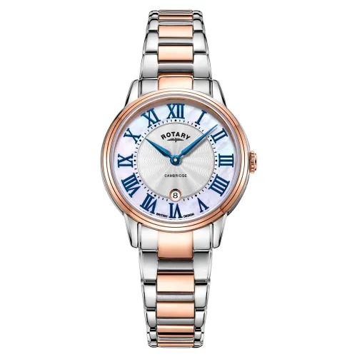 Rotary Women's Analogue Quartz Watch with Stainless Steel