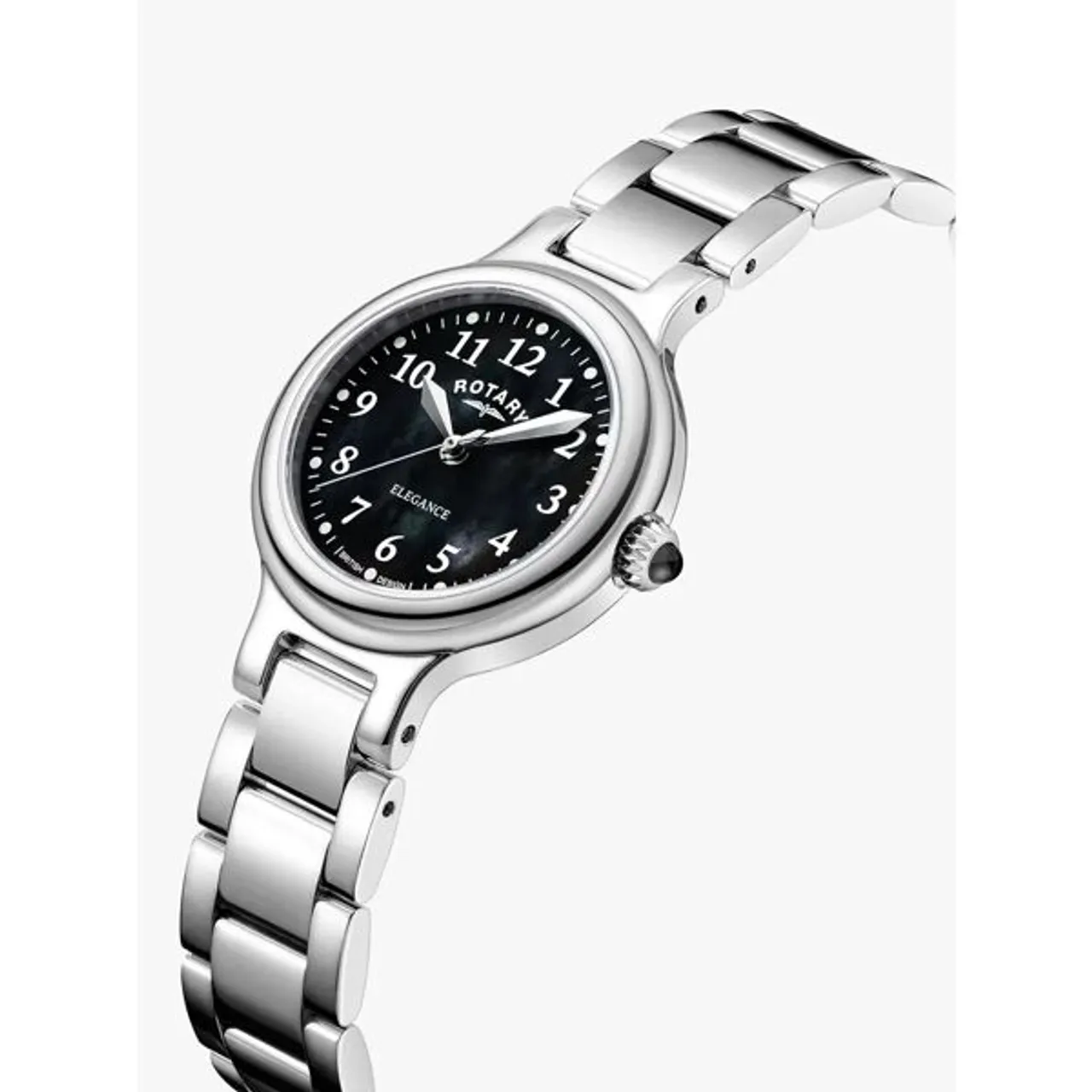 Rotary Women's Elegance Bracelet Strap Watch - Silver LB05135/38 - Female