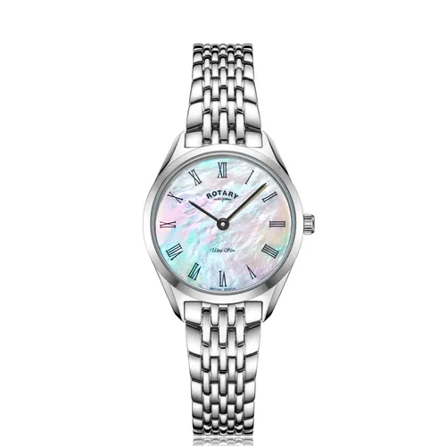 Rotary Women's Ultra Slim Watch with Stainless Steel Strap