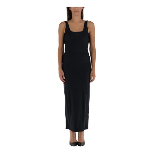Rotate Birger Christensen , Midi Firm Dress ,Black female, Sizes: