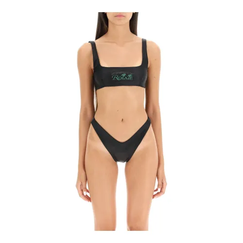 Rotate Birger Christensen , Pearla bikini set ,Black female, Sizes: