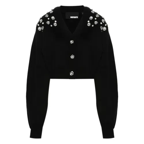 Rotate Birger Christensen , Rotate Sweaters Black ,Black female, Sizes: