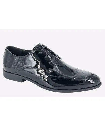 Route 21 Brogue Gibson Shoes Mens - Black