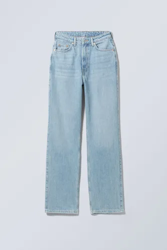 Rowe Extra High Straight Jeans - Blue