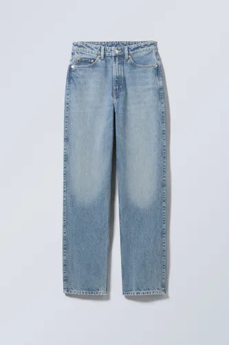 Rowe Extra High Straight Jeans - Blue