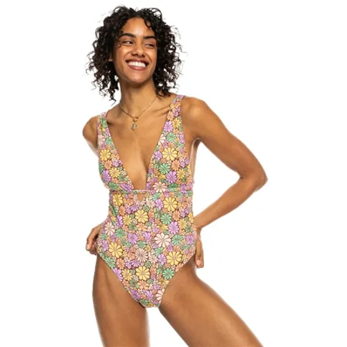 Roxy All About Sol One Piece Swimsuit - Rootbeer