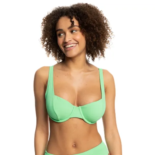Roxy Color Jam D Cup Bikini Top - Absinthe Green