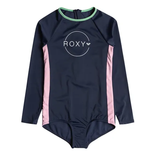Roxy Girls Ilacabo Long Sleeve Swimsuit - Naval Academy