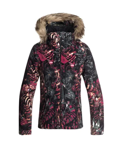 Roxy Girls Jet Snow Waterproof Insulated Ski Coat Jacket - Black