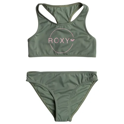 Roxy - Kid's Basic Active Crop Top Set - Bikini