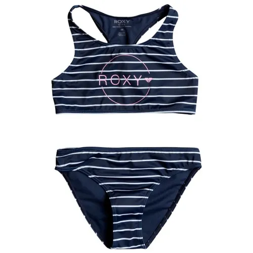 Roxy - Kid's Bico Basic Stripe Crop Top Set - Bikini