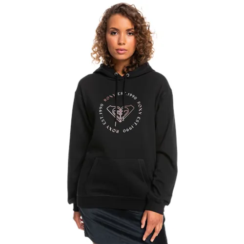 Roxy Surf Stocked Brushed Hoody - Anthracite