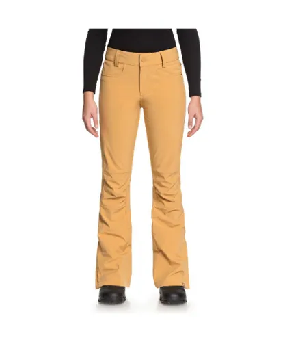 Roxy Womens Creek PT Ski Snowboarding Softshell Trousers - Yellow