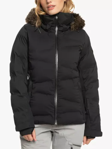 Roxy Women's Snowstorm Technical Snow Jacket, True Black - True Black - Female
