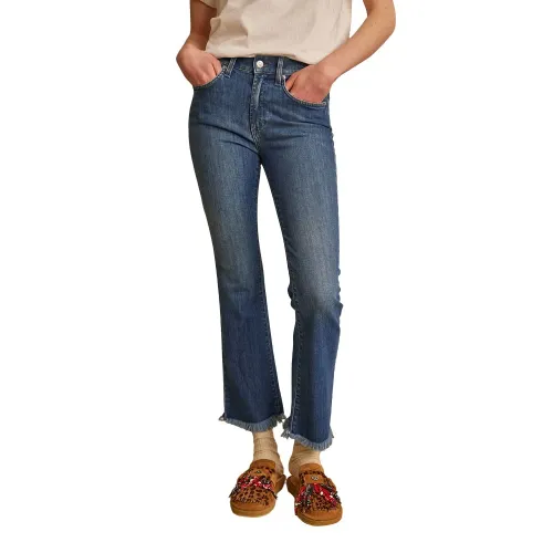 Roy Roger's , Blue Bootcut Jeans for Women ,Blue female, Sizes:
