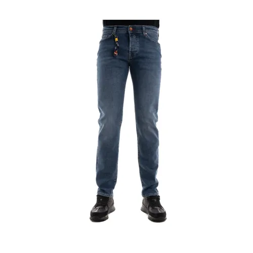 Roy Roger's , Jeans 529 Mcfly ,Blue male, Sizes: