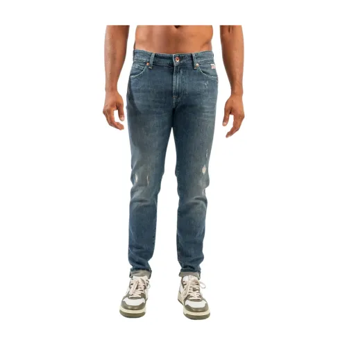 Roy Roger's , Stretch Jeans ,Blue male, Sizes: