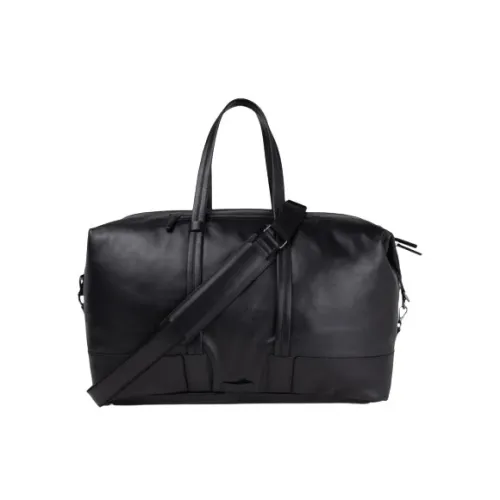 Royal RepubliQ , Daffodil Leather Weekender Bag ,Black male, Sizes: ONE SIZE