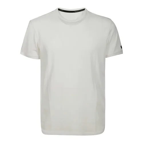 RRD , Blue Logo Short Sleeve T-Shirt ,White male, Sizes: