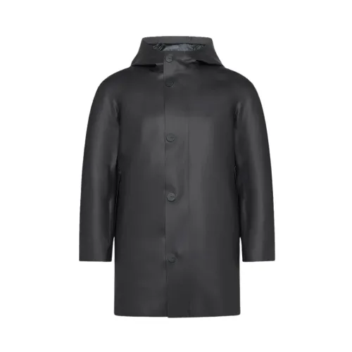 RRD , Modern Rubber Double Parka Jacket ,Black male, Sizes:
