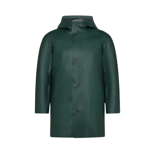 RRD , Modern Rubber Double Parka Jacket ,Green male, Sizes: