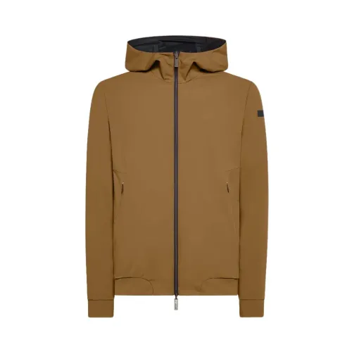 RRD , Reversible Summer Urban Hood Jacket ,Brown male, Sizes: