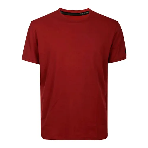 RRD , RRD Red Cotton Short Sleeve T-Shirt ,Red male, Sizes: