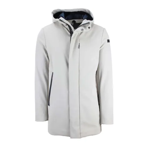 RRD , Stretch Technical Coat with Hood ,Gray male, Sizes: