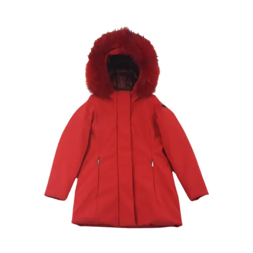 RRD , Versatile Long Fur Winter Jacket ,Red female, Sizes: