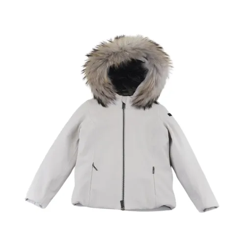 RRD , Winter Storm Fur Hooded Puffer ,Gray female, Sizes: