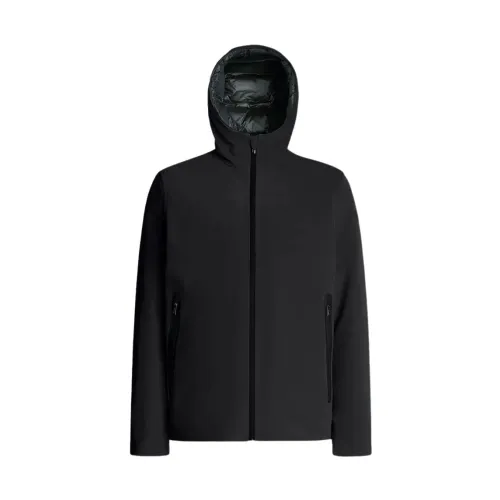 RRD , Winter Storm Hooded Puffer Jacket ,Black male, Sizes: