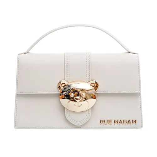 Rue Madam , Women's Bags Shoulder Bag Beige Ss24 ,White female, Sizes: ONE SIZE