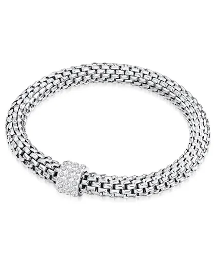 Runway Womens Tassioni Female Stainless steel Bracelet - Silver Stainless Steel (archived) - Size 17 cm