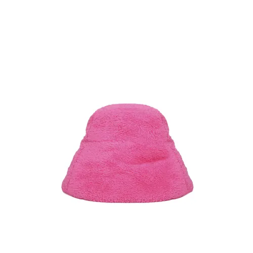 Ruslan Baginskiy , Fuchsia Polyester Hat with Narrow Brim ,Pink female, Sizes: