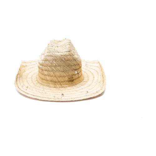 Ruslan Baginskiy , Natural Straw Cowboy Hat ,Beige female, Sizes: