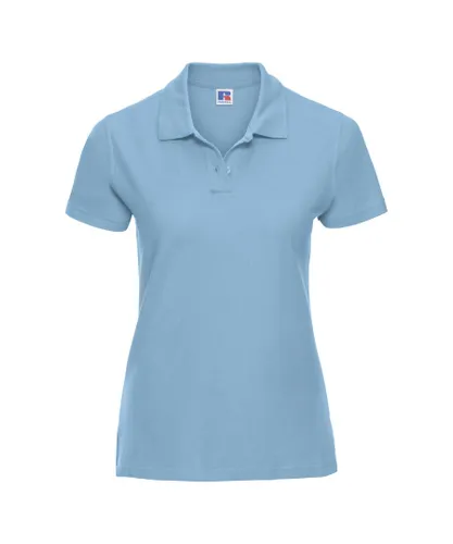 Russell Athletic Europe Womens/Ladies Ultimate Classic Cotton Short Sleeve Polo Shirt (Sky) - Multicolour