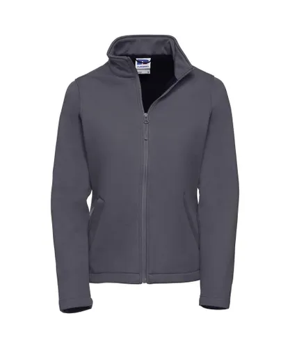 Russell Athletic Ladies/Womens Smart Softshell Jacket (Convoy Grey) - Dark Grey