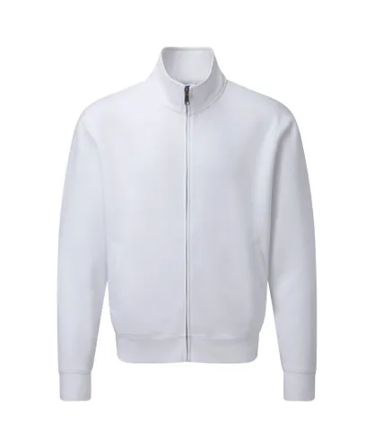 Russell Athletic Mens Authentic Full Zip Jacket (White)
