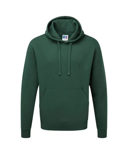 Russell Athletic Mens Authentic Hooded Sweatshirt / Hoodie (Bottle Green)