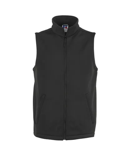 Russell Athletic Mens Smart Softshell Gilet Jacket (Black)