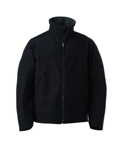 Russell Athletic Mens Softshell Breathable Waterproof Membrane Jacket (Black)