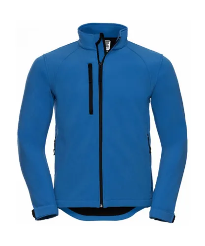 Russell Athletic Mens Water Resistant & Windproof Softshell Jacket (Azure Blue)
