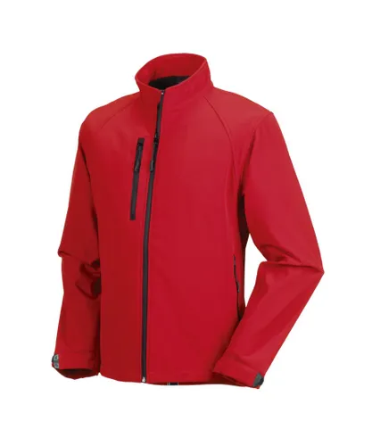 Russell Athletic Mens Water Resistant & Windproof Softshell Jacket (Classic Red)