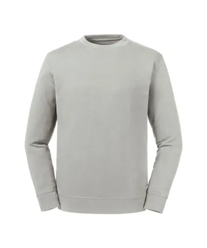 Russell Athletic Unisex Adults Pure Organic Reversible Sweatshirt (Stone) Cotton